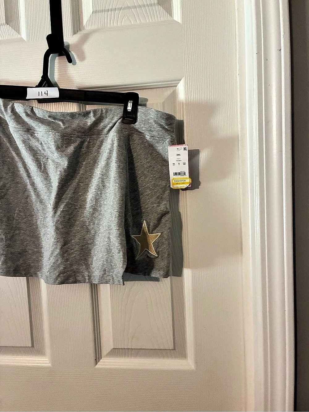 Grayson Threads Gray Mini Skirt NWT